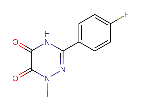 3-(4-fluorophenyl)-1-methyl-5,6-dioxo-1,4,5,6-tetrahydro-1,2,4-triazine