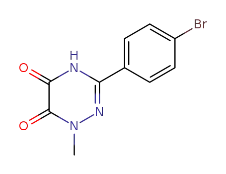 3-(4-bromophenyl)-1-methyl-5,6-dioxo-1,4,5,6-tetrahydro-1,2,4-triazine