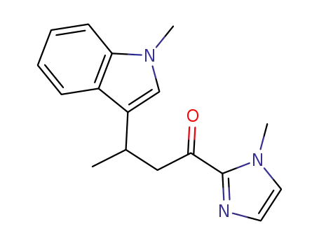 1-(1-methyl-1H-imidazol-2-yl)-3-(1-methyl-1H-indol-3-yl)butan-1-one