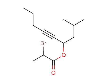 (1-isobutylhex-2-ynyl) 2-bromopropanoate
