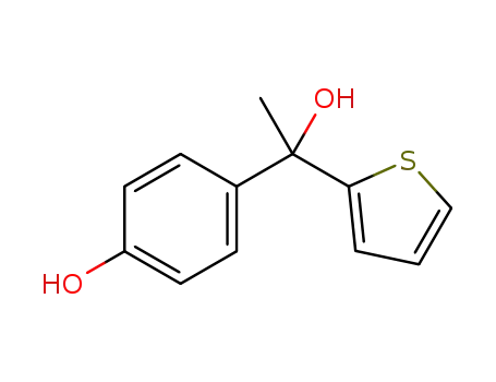 4-(1-hydroxy-1-(thiophen-2-yl)ethyl)phenol