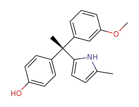(R)-4-(1-(3-methoxyphenyl)-1-(5-methyl-1H-pyrrol-2-yl)ethyl)phenol