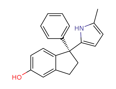 (R)-1-(5-methyl-1H-pyrrol-2-yl)-1-phenyl-2,3-dihydro-1H-inden-5-ol