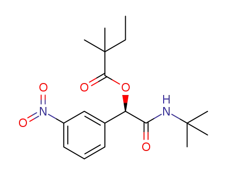 (R)-2-(tert-butylamino)-1-(3-nitrophenyl)-2-oxoethyl 2,2-dimethylbutanoate