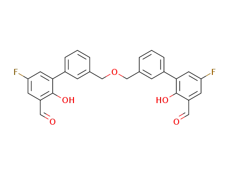 3′,3′′′-(oxybis(methylene))bis(5-fluoro-2-hydroxy-[1,1′-biphenyl]-3-carbaldehyde)