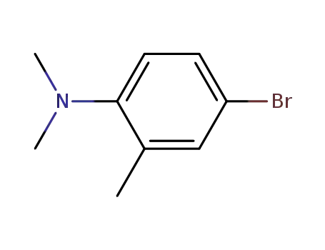 Molecular Structure of 50638-49-8 (4-Bromo-2,N,N-trimethylaniline)