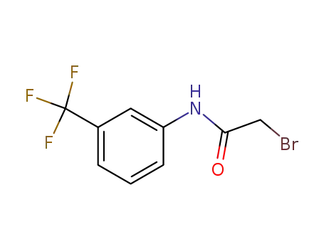 Molecular Structure of 25625-57-4 (2-Bromo-3'-(trifluoromethyl)acetanilide)