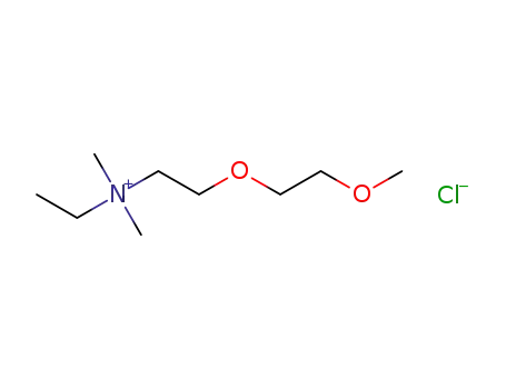 (N-ethyl-2-(2-methoxyethoxy)-N,N-dimethylethanaminium) chloride