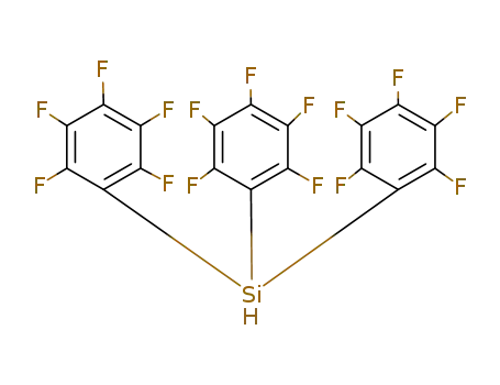 Molecular Structure of 20160-40-1 (tris(pentafluorophenyl)silyl)