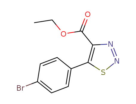 ethyl 5-(4-bromophenyl)-1,2,3-thiadiazole-4-carboxylate