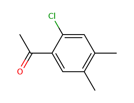 Molecular Structure of 15089-73-3 (Acetophenone, 2'-chloro-4',5'-dimethyl-)