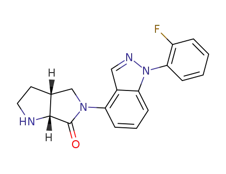5-[1-(2-fluorophenyl)-1H-indazol-4-yl]hexahydropyrrolo[3,4-b]pyrrol-6-(1H)-one