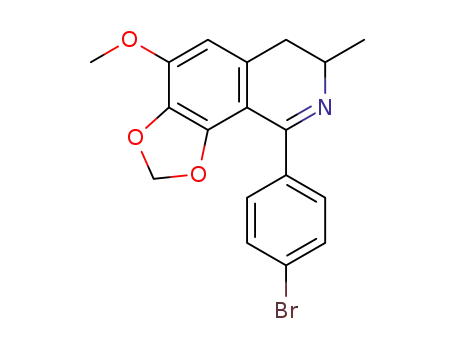 9-(4-bromophenyl)-4-methoxy-7-methyl-6,7-dihydro-2H-[1,3]dioxolo[4,5-h]isoquinoline