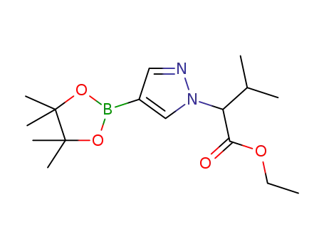ethyl 3-methyl-2-[4-(tetramethyl-1,3,2-dioxaborolan-2-yl)-1H-pyrazol-1-yl]butanoate