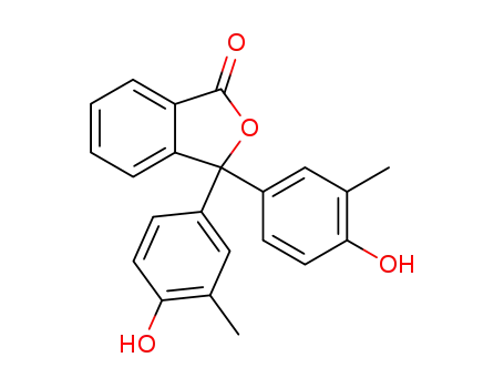 Molecular Structure of 596-27-0 (o-Cresolphthalein)