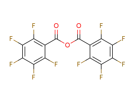 Molecular Structure of 15989-99-8 (2 3 4 5 6-PENTAFLUOROBENZOIC ANHYDRIDE)