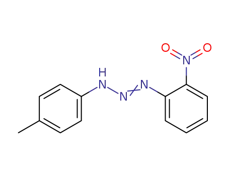 Molecular Structure of 76151-92-3 (1-Triazene, 1-(4-methylphenyl)-3-(2-nitrophenyl)-)