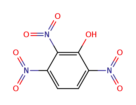 Molecular Structure of 603-10-1 (2,3,6-TRINITROPHENOL)