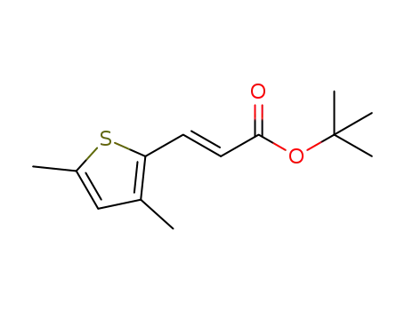 tert-butyl (E)-3-(3,5-dimethylthiophen-2-yl)acrylate