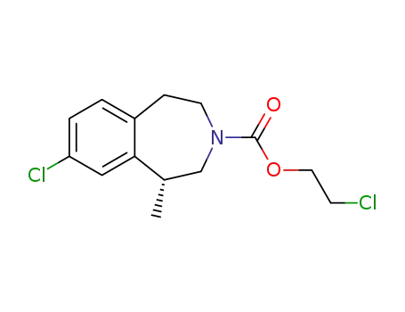 (R)-8-chloro-1-methyl-2,3,4,5-tetrahydro-1H-benzo[d]azepine 3-carboxylic acid 2-chloroethyl ester