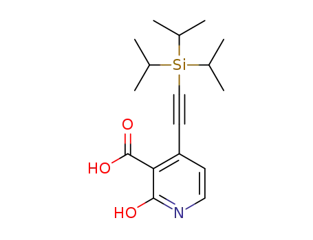 2-hydroxy-4-((triisopropylsilyl)ethynyl)nicotinic acid