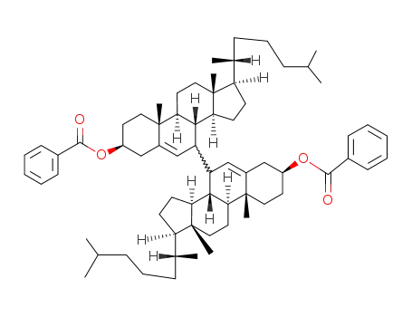 3,3'-bis-benzoyloxy-7ξH,7'ξH-[7,7']bicholest-5-enyl