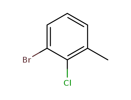 Molecular Structure of 97329-43-6 (1-Bromo-2-chloro-3-methylbenzene)