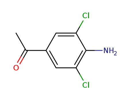 37148-48-4,4-Amino-3,5-dichloroacetophenone,1-(4-Amino-3,5-dichlorophenyl)ethanone;4-Acetyl-2,6-dichloroaniline;1-(4-Amino-3,5-dichlorphenyl)ethanon;4-Amino-3,5-dichloroacetophenone;