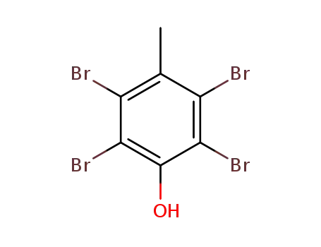 Molecular Structure of 37721-75-8 (2,3,5,6-TETRABROMO-4-METHYLPHENOL)