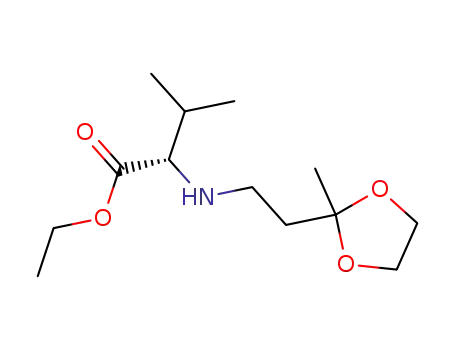 (2-(2-methyl-1,3-dioxolan-2-yl)ethyl)valine ethyl ester