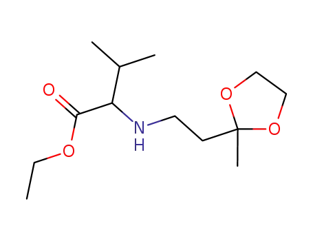 (2-(2-methyl-1,3-dioxolane-2-yl)ethyl)valine ethyl ester
