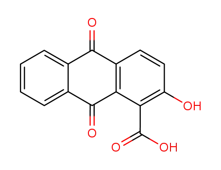 2-hydroxy-9,10-dioxo-9,10-dihydro-anthracene-1-carboxylic acid
