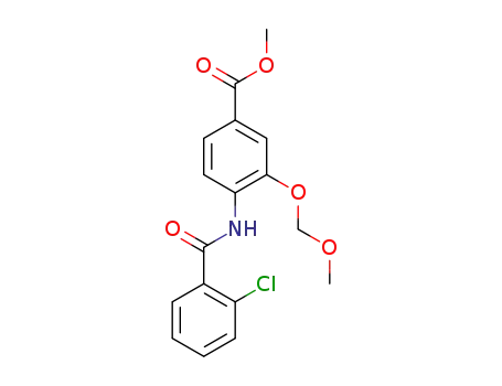 methyl 4-(2-chlorobenzamido)-3-(methoxymethoxy)benzoate