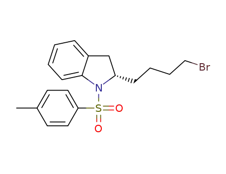 (S)-2-(4-bromobutyl)-1-tosylindoline