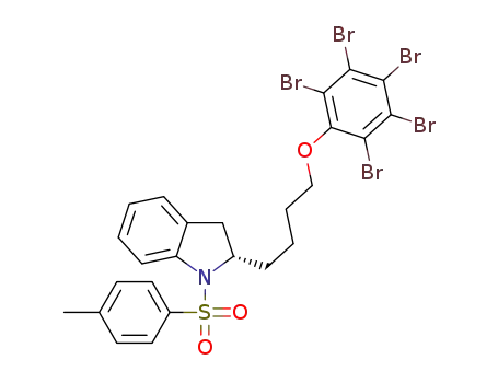 (S)-2-(4-(perbromophenoxy)butyl)-1-tosylindoline
