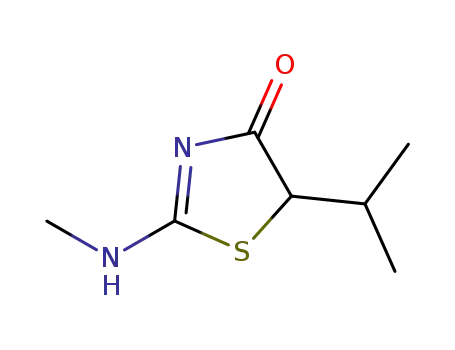 5-isopropyl-2-(methylamino)-1,3-thiazol-4(5H)-one