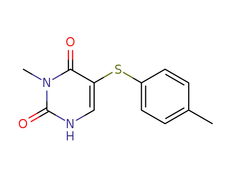 3-methyl-5-(p-tolylthio)pyrimidine-2,4(1H,3H)-dione
