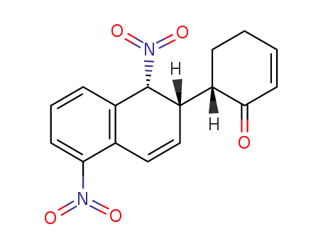 (S)-6-((1R,2S)-1,5-dinitro-1,2-dihydronaphthalen-2-yl)cyclohex-2-enone
