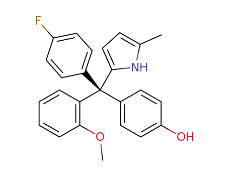 (S)-4-((4-fluorophenyl)-(2-methoxyphenyl)-(5-methyl-1H-pyrrol-2-yl)methyl)phenol