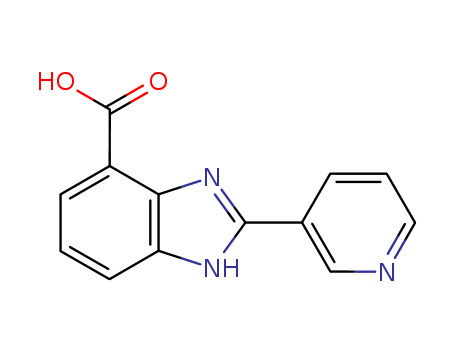 1H-Benzimidazole-7-carboxylic acid, 2-(3-pyridinyl)-