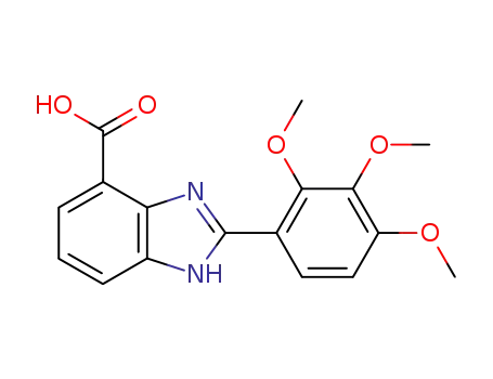 2-(2,3,4-trimethoxyphenyl)-1H-benzimidazole-4-carboxylic acid