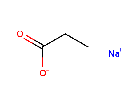 137-40-6,Sodium propionate,Propanoicacid, sodium salt (9CI);Bioban-S;Deketon;Impedex;Mycoban;Napropion;Ocuseptine;Propi-Ophtal;Propiofar;Propion;Propisol;Sodium ethanecarboxylate;Whit-Pro;
