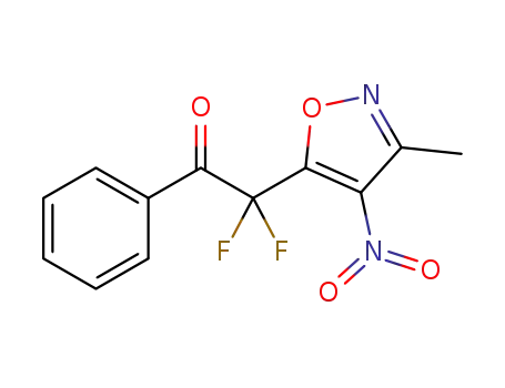 2,2-difluoro-2-(3-methyl-4-nitro-1,2-oxazol-5-yl)-1-phenylethan-1-one