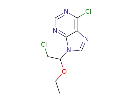 6-chloro-9-(2-chloro-1-ethoxyethyl)-9H-purine