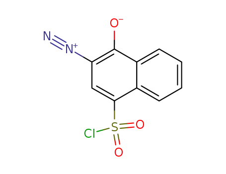 Molecular Structure of 36451-09-9 (2-Diazo-1-naphthol-4-sulfonyl chloride)