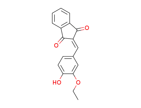 2-(3-ethoxy-4-hydroxybenzylidene)-1H-indene-1,3(2H)-dione