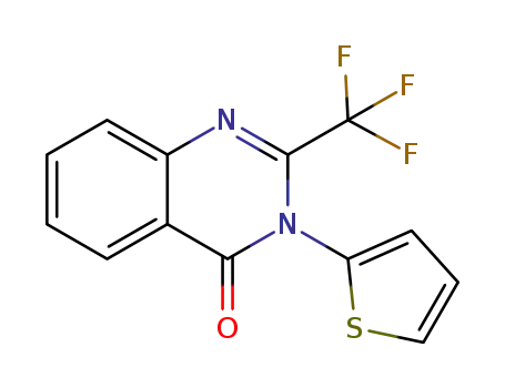 3-(thiophen-2-yl)-2-(trifluoromethyl)quinazolin-4(3H)-one
