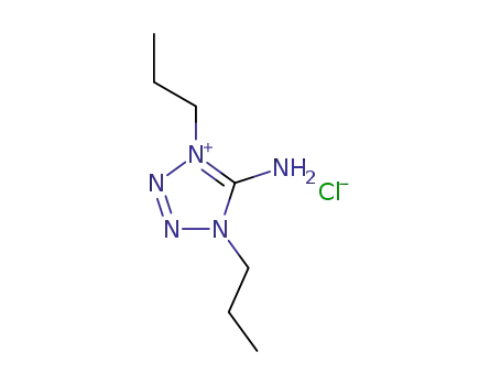 5-amino-1,4-dipropyl-tetrazolium; chloride