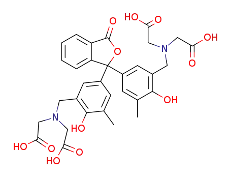 Glycine, N,N'-[(3-oxo-1(3H)-isobenzofuranylidene)bis[(6-hydroxy-5-methyl-3,1-phenylene)methylene]]bis[N-(carboxymethyl)-