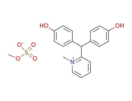 2-(4,4'-dihydroxy-benzhydryl)-1-methyl-pyridinium; methyl sulfate